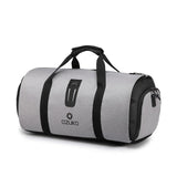 Grey Multifunction Large Capacity Travel Bag