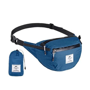 Blue Foldable Fanny Pack Waist Bag